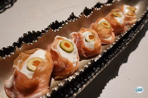 Eyeballs Passed on Metal Tray