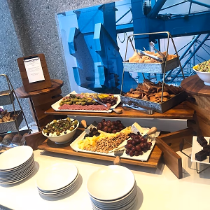 Selection of Platters with Chips and Dips