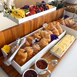 Croissants on Breakfast Display