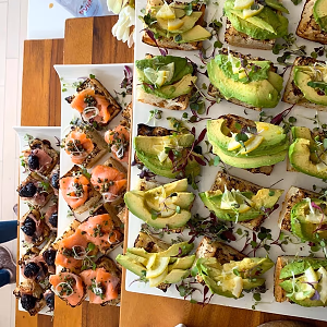 Tartines (from above)