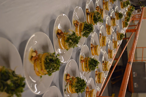 Stacked Pear Salad in Plateup