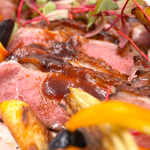 Duck Closeup on Platter