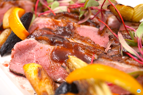 Duck Closeup on Platter