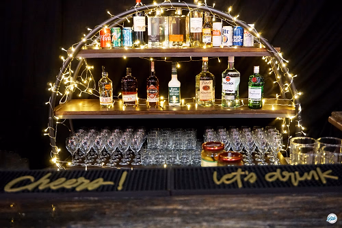 Bar Surrounded With Lights