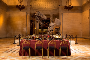 Dining with Dinosaurs in Grand Foyer