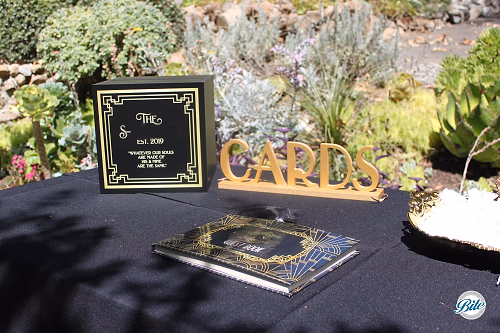 Guest Book with Gatsby Design