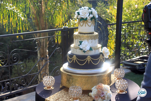 Tiered 1920's Cake
