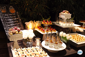 Dessert Table with Chalk Menu