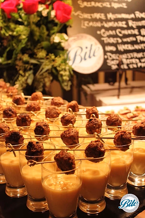 Mango Lassi Shot with Lamb Kofta