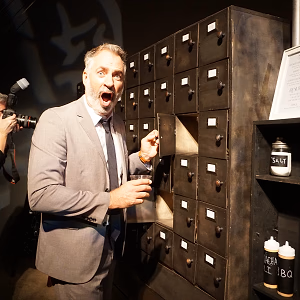 Opening Door #1 of the Automat