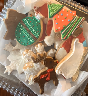 Frosted Holiday Cookies