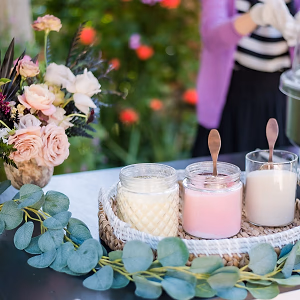 An elegant cotton candy bar