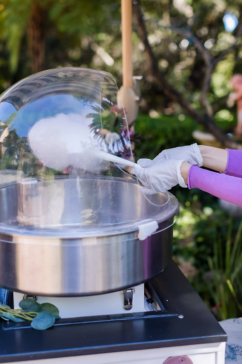 an elegant cotton candy bar