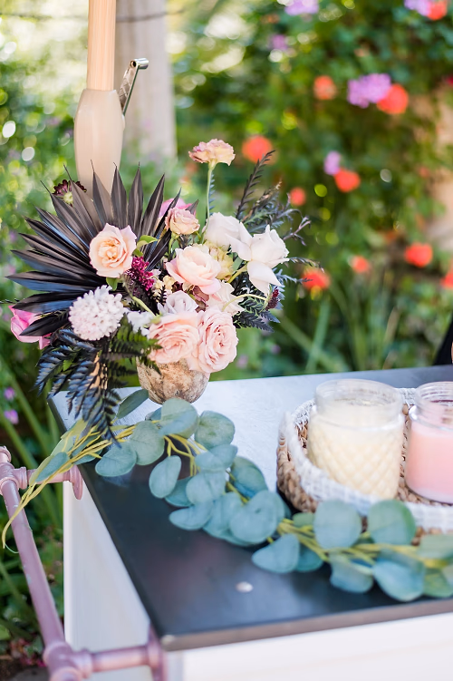 an elegant cotton candy bar
