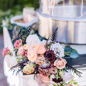 an elegant cotton candy bar