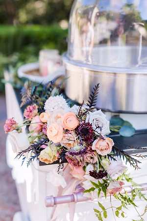 an elegant cotton candy bar