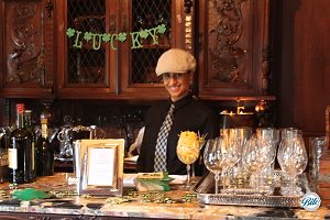 St. Patricks Day custom bar set up 