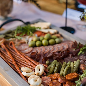 Family-style charcuterie board