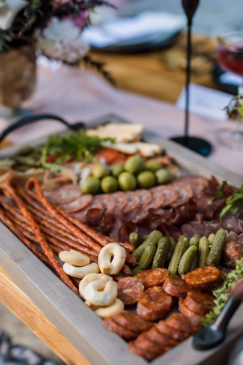 Family-style charcuterie board