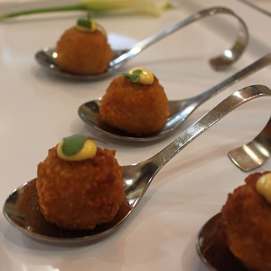 Vegetable Croquettes With Saffron Aioli