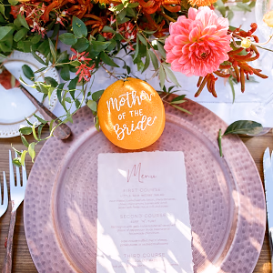 Beautiful summer tablesetting