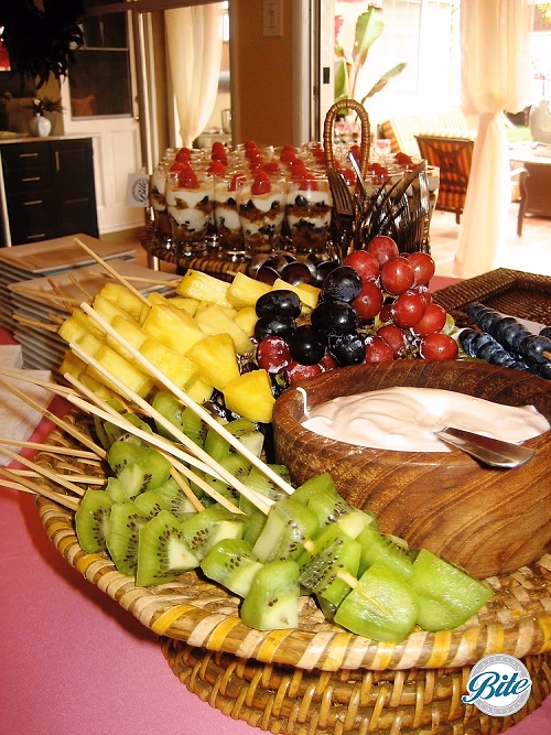 Fruit and Dip Display