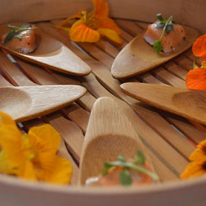 Miso-glazed Wild Sockeye Salmon Cube