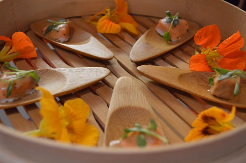 Miso-glazed Wild Sockeye Salmon Cube 
