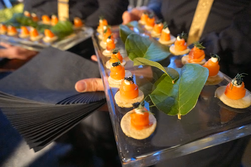 smoked salmon blini