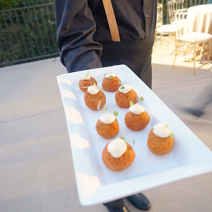 Mushroom risotto croquette with truffle