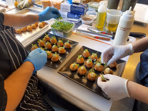Creole crab cakes