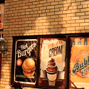 Themed Signage for roaring 20s themed event