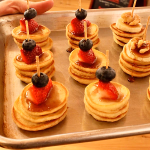 Mini pancake bites
