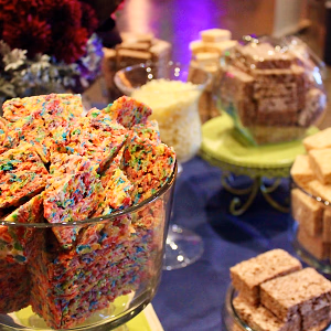 Rice crispy dessert station