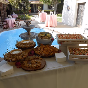 Wedding Appetizer Display @ Orcutt Ranch