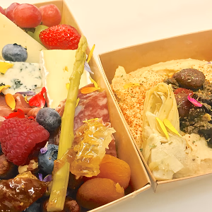 Individually packaged grazing platters