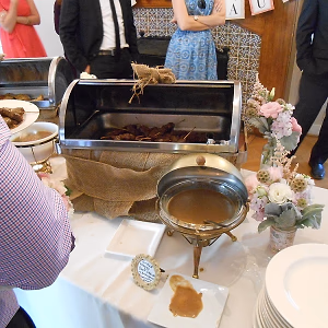 Beef Skewers on Buffet