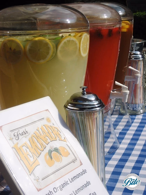 Drink Station with Fresh Lemonade