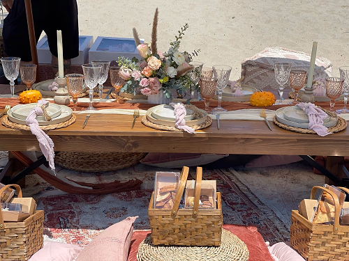Beach Picnic Setup