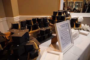 Graduation Cap Themed Dessert Display Boxes