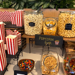 Build your own perfect popcorn bowl station 