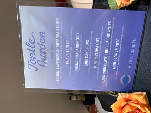 Dessert Menu Flyer for Jentle Garden 