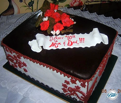40th Anniversary Cake