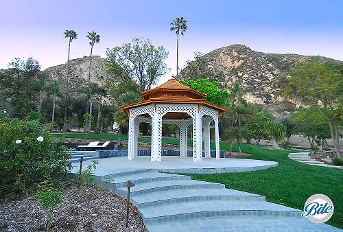 Newhall Mansion Gazebo and Hills