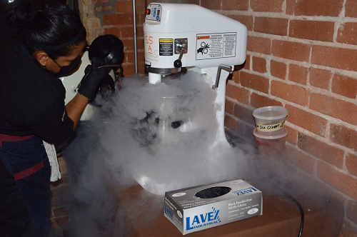 Liquid Nitro Ice Cream Station