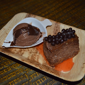 Liquid Nitro Chocolate Ice Cream + Chocolate Peanut Butter Crunch Bar