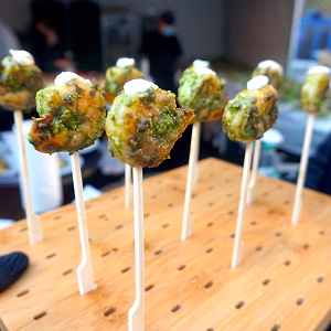 Herb Shrimp Lollipop