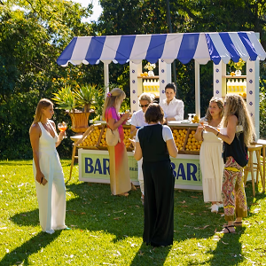 Outdoor Bar Setup Lemons