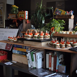 Classroom themed slider display