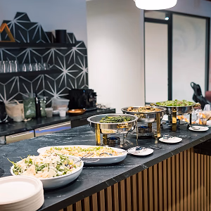 Custom Designed Entertaining Kitchen & Bar Area